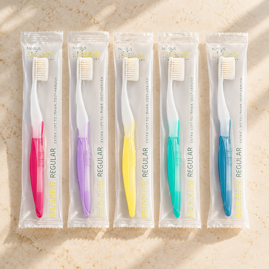 Nevellora Extra Soft Toothbrushes With Color Handles
