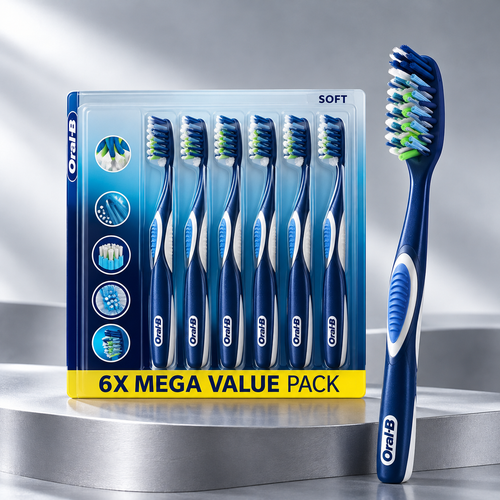Nevellora Angled Bristle Manual Toothbrushes