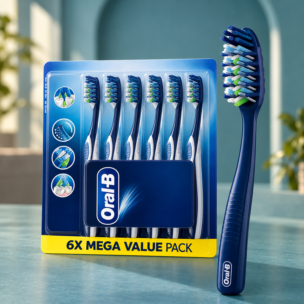 Nevellora Angled Bristle Manual Toothbrushes