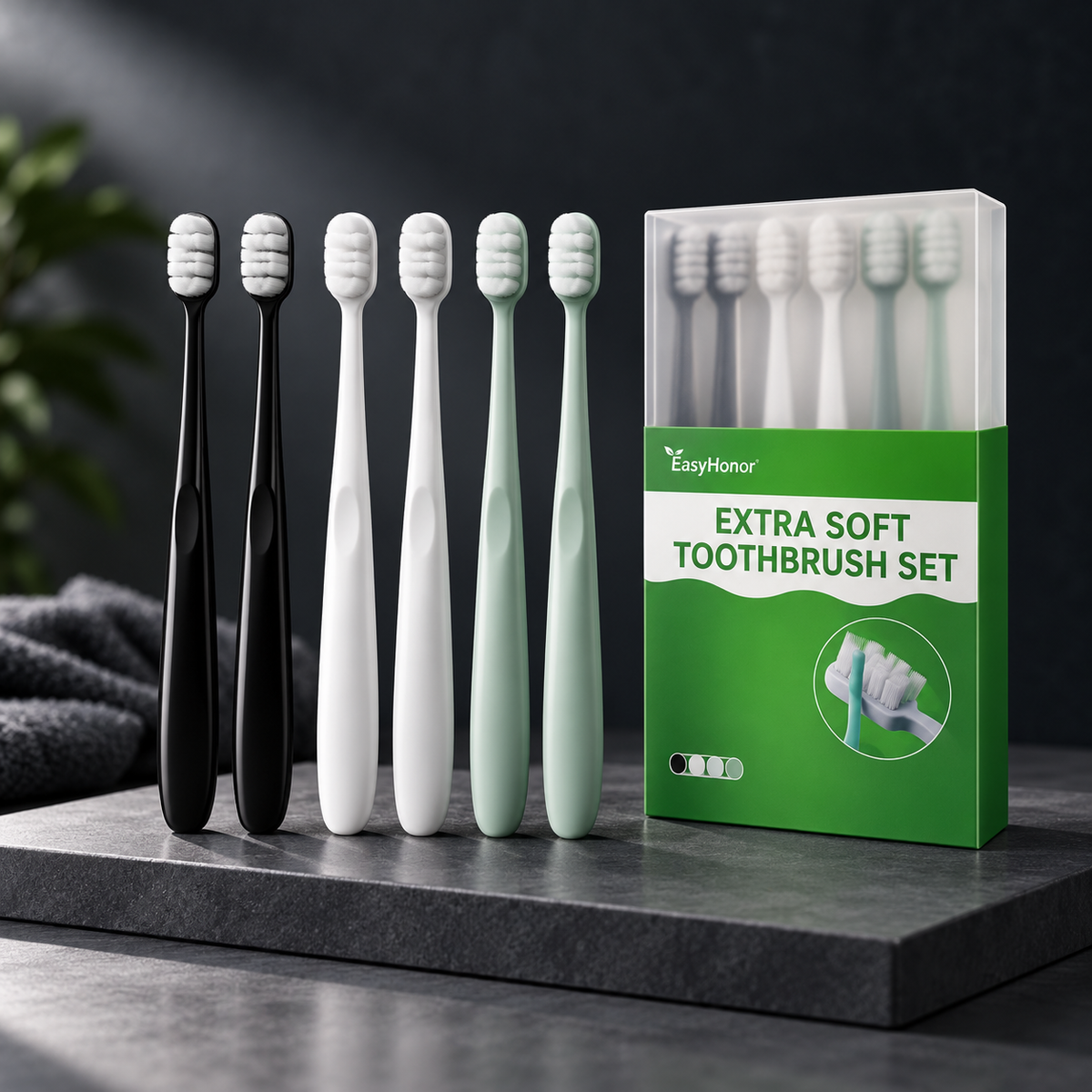 Nevellora Extra Soft Minimalist Toothbrushes