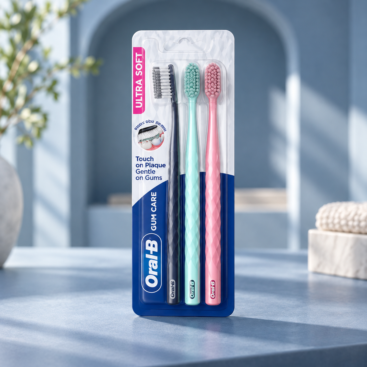 Nevellora Ultra Soft Textured Handle Toothbrushes