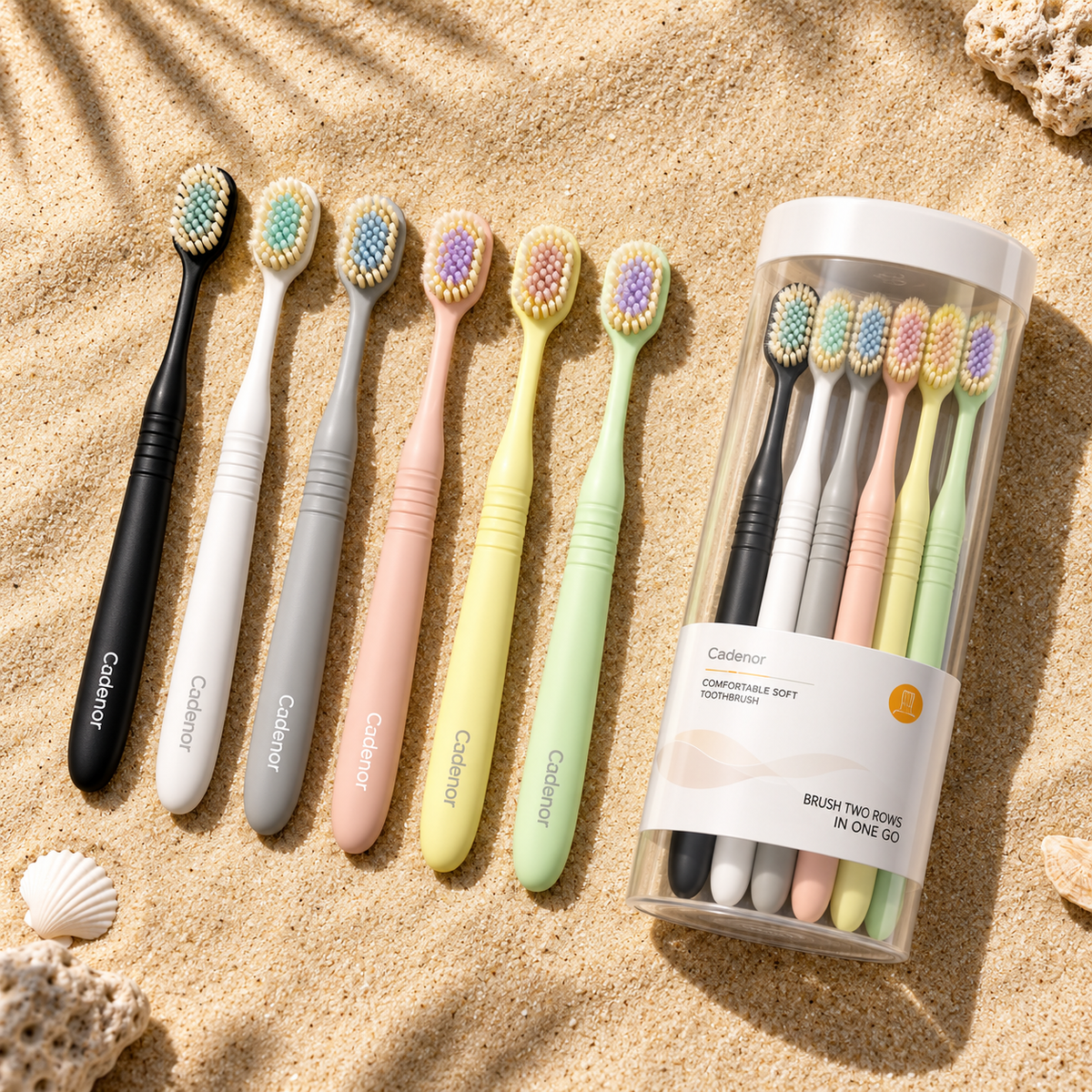 Nevellora Extra Soft Wide Head Toothbrushes