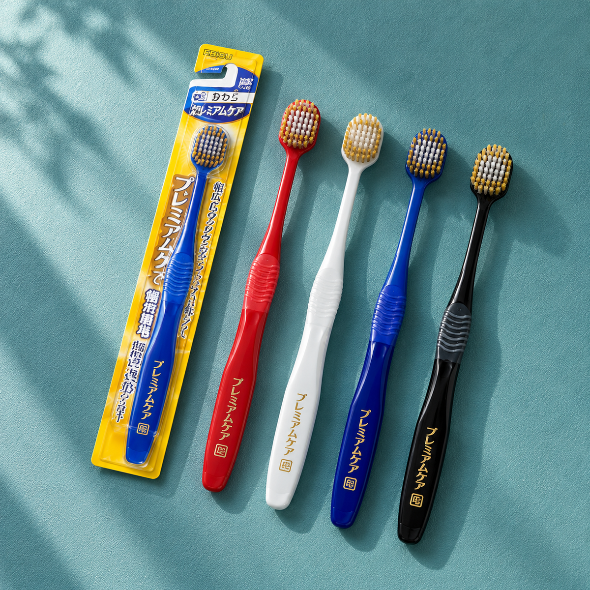 Nevellora Wide Head Textured Handle Toothbrushes
