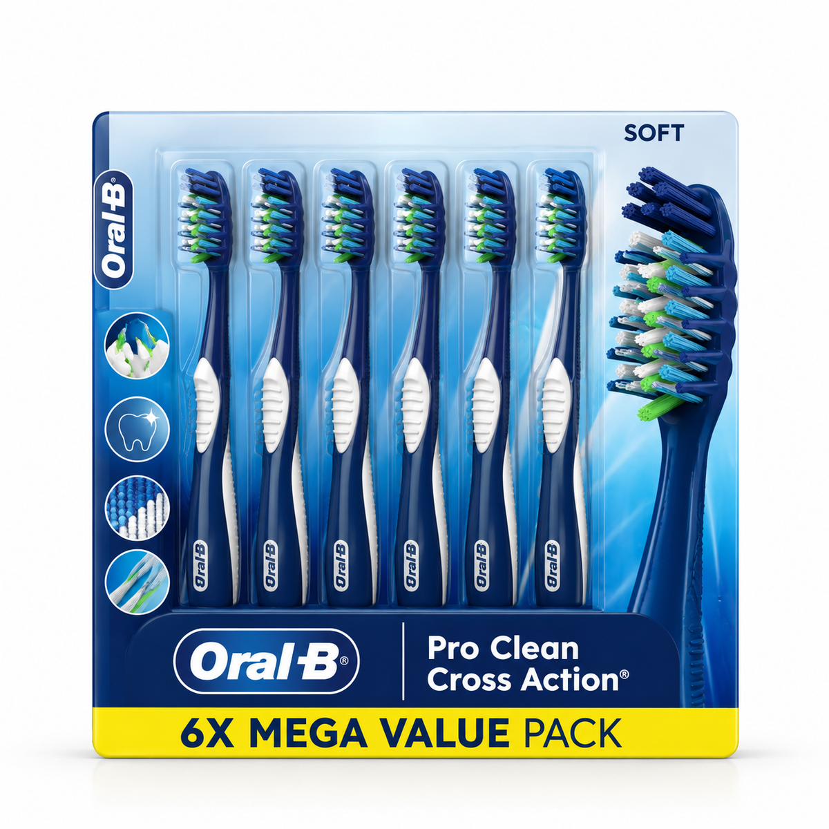 Nevellora Angled Bristle Manual Toothbrushes